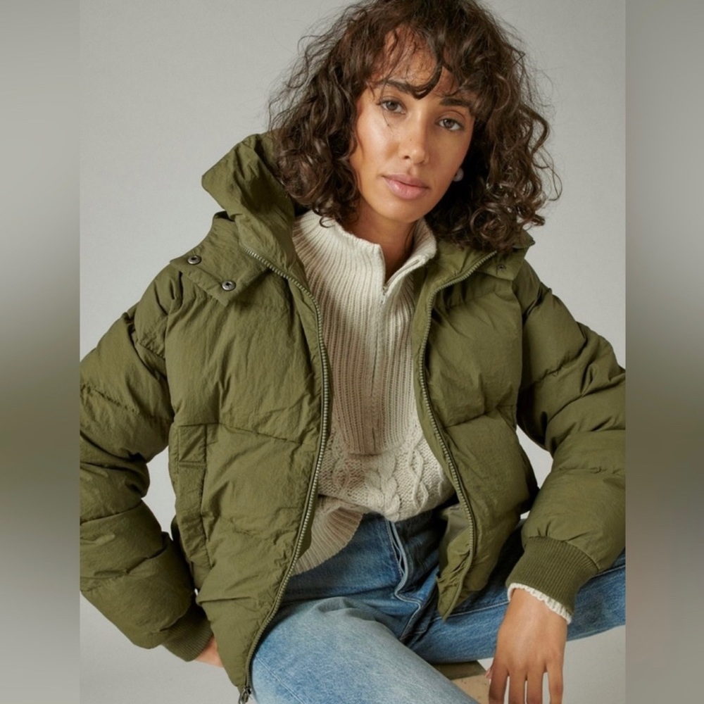 Lucky brand puffer jacket size large